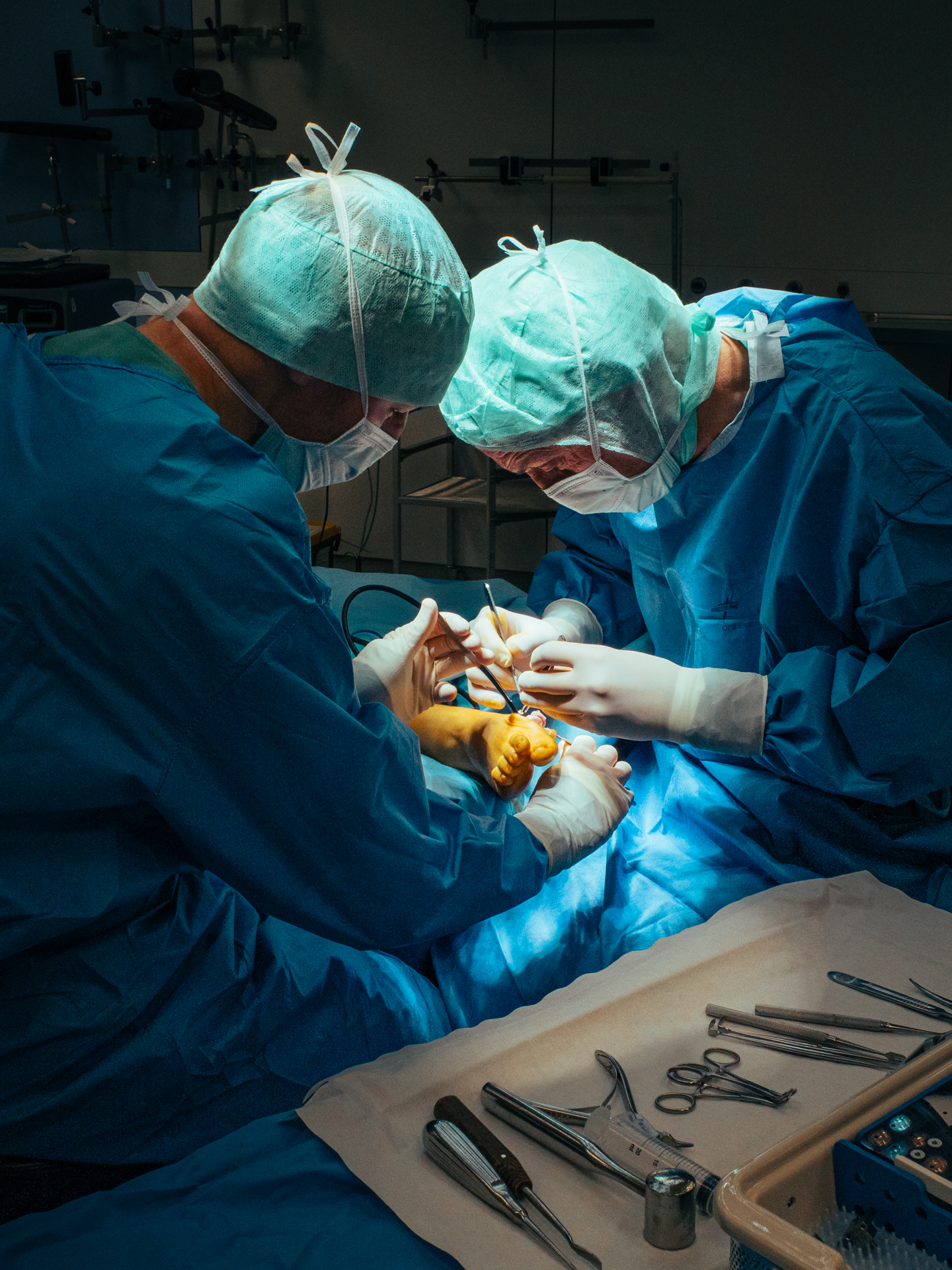 3 months in a surgery room.